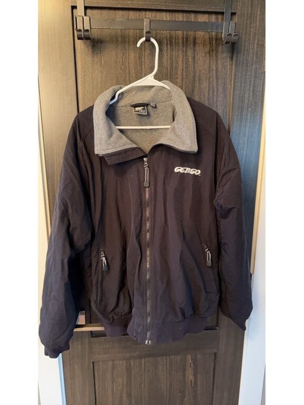 White Bear Clothing Co. Black Fleece-Lined Jacket 0191